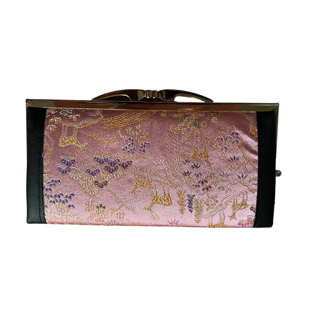 Pink Clutch Wallet with Beautiful Design from Japan